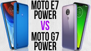 Moto E7 Power vs Moto G7 Power Comparativo [upl. by Hiroko]