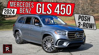 The 2024 MercedesBenz GLS 450 4Matic Is A Posh amp Pricey Luxury Family SUV [upl. by Atteloc]