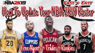 How To Get Updated NBA 2K22 On NBA 2K19 WITH FREE AGENCY amp ROOKIES PS4XBOX ONEPC [upl. by Ardussi896]