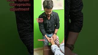 Ankle Pain chiropractic adjustment  Best Chiropractor in Patna short viral [upl. by Alehc]