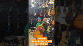 Epiphone hummingbird studio faded cherry EEHBFCNH guitarshop rockmusician musicshopstore love [upl. by Ahsitruc]