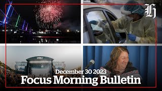 Honours list Covid cases increase and Fireworks warning  Focus Morning Bulletin December 30 2023 [upl. by Yenruoj]