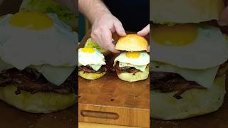 Delicious Breakfast sandwichburger Miarti Chef🍳 [upl. by Emelen]