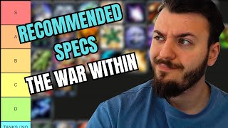 RECOMMENDED SPECS TIER LIST THE WAR WITHIN [upl. by Guglielmo]