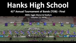 JM Hanks HS Silver Knights Band at 2018 TOB Final  4K [upl. by Thurston35]