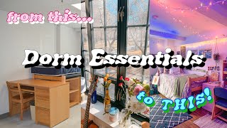 COLLEGE DORM PACKING GUIDE the essentials what to leave amp what not to forget [upl. by Eiffe]