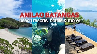 10 BEST ANILAO BATANGAS Beach Resorts amp Hotels Luxury amp Affordable 2022 [upl. by Mcleroy]