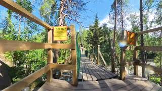 Virtual Trail Run  Pieni Karhunkierros  Oulanka National Park Finland  4K Video [upl. by Gronseth]