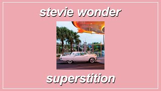 Superstition  Stevie Wonder Lyrics [upl. by Odraode]