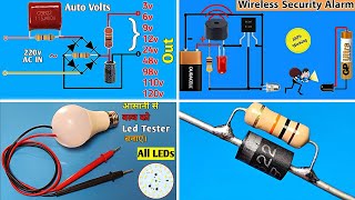 Top 4 Electronics Projects for Beginners  Simple circuit  ms electronics [upl. by Yorgo]