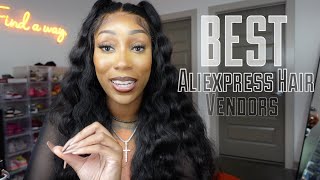 BEST ALIEXPRESS HAIR VENDORS OF 2023 DEEP WAVE STRAIGHT 40 INCH CLOSURE WIGS AND MORE [upl. by Llemor929]