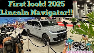 First Look At The 2025 Lincoln Navigator 2024 Miami International Auto Show [upl. by Alol653]