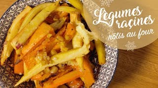 Joyeux Noël en Veganie  Légumes Racines rôtis au four [upl. by Adnah]