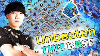 New Th12 war base  Unbeatable base with copy link Clash of clans [upl. by Sholes]