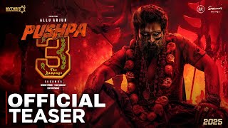 Pushpa 3 Teaser  Allu Arjun  Pushpa 3 The Rampage  Pushpa 3 Trailer  Pushpa 3 Movie Trailer [upl. by Ivel]