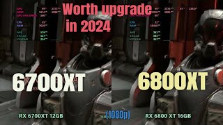 6700 XT vs 6800 XT  1440p Gaming 2024 [upl. by Dedrick]