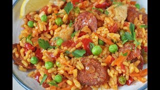 rice cooker paella  How to Make Recipes  Easy To Learn [upl. by Gefell]