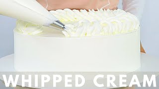 HOW TO WHIP PERFECT WHIPPED CREAM FOR CAKES AND DESSERTS │ NON DAIRY WHIPPING CREAM │ CAKES BY MK [upl. by Harve]