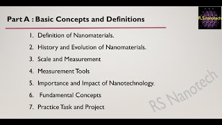 Lecture 2 Nanotechnology NanomaterialsNanostructure Definitation [upl. by Erdne605]