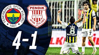 Fenerbahçe 41 Pendikspor  Maç Özeti  Önemli Kareler [upl. by Yup381]