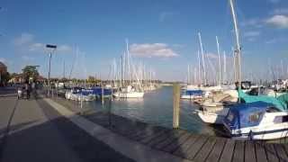 STREET VIEW Yachthafen und Hafen in Konstanz am Bodensee in GERMANY [upl. by Kathi]