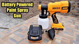 cordless spray gunpaint spray guntools reviewerpaint sprayeringco toolspaint machine [upl. by Nilcaj307]