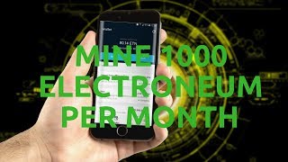 Stopped Trick To Mine 1000 Electroneum Per Month By Single Android Phone  2018 [upl. by Smitty]