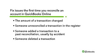 How to fix beginning balance issues in QuickBooks Online [upl. by Diamante]