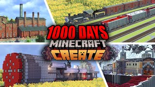 1000 days FULL MOVIE  Minecraft Create Mod  EP 115 [upl. by Sylvester]