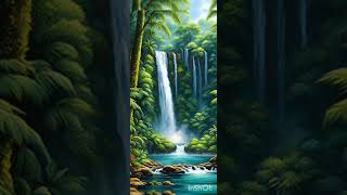 Beautiful wallpapers 💕💗💗🥰islamic💕💗💖 shortvideo 💕💗💖waterfall [upl. by Willdon559]