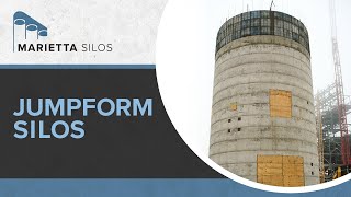 Concrete Silo Construction Methods  Jumpform Silos [upl. by Seigler95]