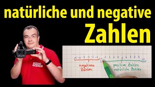 natürliche und negative Zahlen  einfach erklärt  Lehrerschmidt [upl. by Kirre]