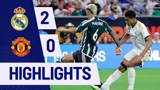 Real Madrid vs Manchester United 20  Goals and Highlights  2023 PRESEASON TOUR [upl. by Hniht736]