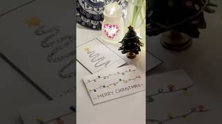 🎄Easy card design ideas trending diy yas craft homedecor christmas card easy idea viral [upl. by Annavoig]