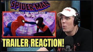 SPIDERMAN ACROSS THE SPIDERVERSE Trailer 2 REACTION  Miles Morales [upl. by Mars100]