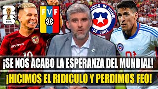 ¡EXPLOTAN EN CHILE PERIODISTAS CHILENOS ENOJADOS CON SUS JUGADORES POR GOLEADA DE VENEZUELA [upl. by Llewoh207]