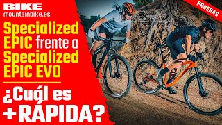 BIKE Pruebas Specialized Epic Comp frente a Epic Comp EVO ¿Cuál es más rápida  Revista BIKE [upl. by Garett129]