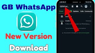 Download GB WhatsApp Latest Version GB WhatsApp New Update Kaise Download Kare [upl. by Darrin]