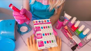 nail salon💅🏻 realistic no talking asmr [upl. by Airual]