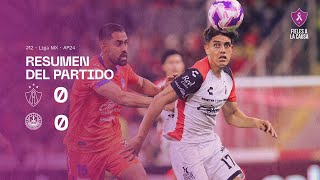 Resumen Atlas FC 0  0 Mazatlán FC  Jornada 12  Apertura 2024 [upl. by Wendelina]