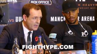 ANTHONY JOSHUA VS ERIC MOLINA OFFICIAL FULL PRESS CONFERENCE AND FACE OFF [upl. by Ettenim]