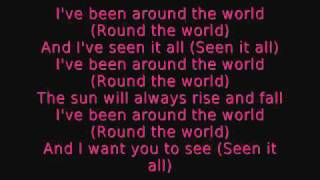 Aqua  around the world lyrics [upl. by Lesnah]