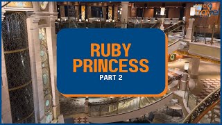 Ruby Princess Tour Part 2 Exploring Deck 7 Promenade [upl. by Elatan]