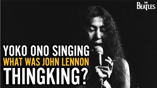 Yoko Ono Screaming What Was Lennon Thinking yokoono thebeatles johnlennon [upl. by Nahshun]