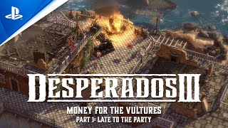 Desperados III  Money for the Vultures DLC Trailer  PS4 [upl. by Derward]