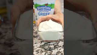 3 INGREDIENT Vanilla Yogurt Cream Recipe for Desserts shorts [upl. by Anailuy129]