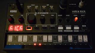 KORG Volca Kick  Sync Play with DAW  Music By FALCON106 [upl. by Eatnohs]