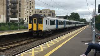 Greater anglia class 317 leaving ponders end station [upl. by Annod150]