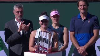 Bianca Andreescu wins the BNP Paribas Open in Indian Wells [upl. by Ellora]