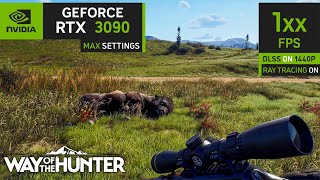 Way Of The Hunter Benchmark FPS  NVIDIA GEFORCE RTX 3090 24GB  DLSS ON RTX ON [upl. by Mehalick108]